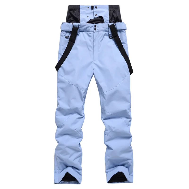 Women and Men's Ski Trousers Windproof Waterproof Snowboarding Winter Outdoor Warm Breathable Snow Male Female Sports Pants