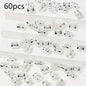 40pcs Loc Hair Jewelry for Braids Hippie Style  Alloy Braid Hair Ring for Girls Women Dreadlock Hair Accessories