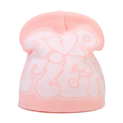 Bocca Beanie Y2K Knitting Hat For Men Women Warm Winter Autumn Letter Cartoon Streetwear Knitting Cap Hip Hop Gorras New Fashion
