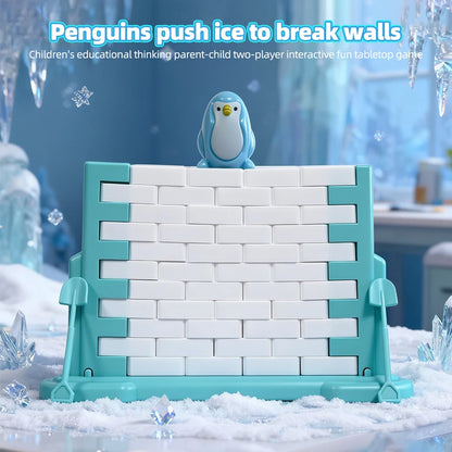 Save Penguin Game Parent-Child Interaction Toy Break Ice Block Save Penguin Puzzle Toy Indoor Board Game Birthday Gifts for Kids