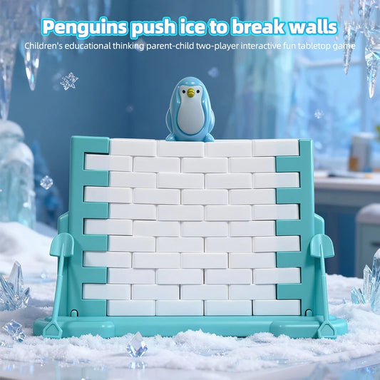 Save Penguin Game Parent-Child Interaction Toy Break Ice Block Save Penguin Puzzle Toy Indoor Board Game Birthday Gifts for Kids