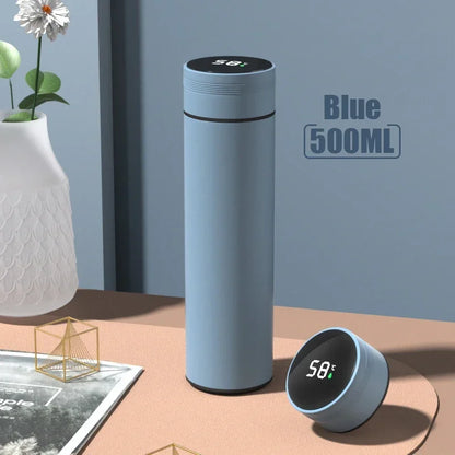 510ml Thermos Coffee Mug Stainless Steel Coffee Cup Temperature Display Vacuum Flask Thermal Tumbler Insulated Cup Water Bottle