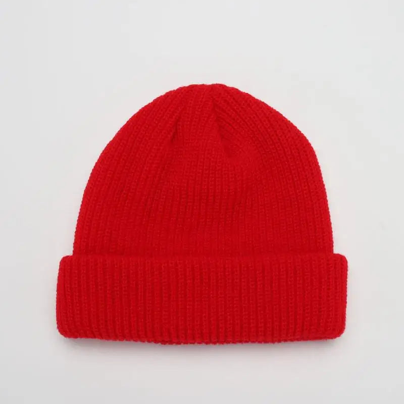 Winter Warm Beanies Casual Short Thread Hip Hop Hat Adult Men Female Knitted Skull Cap Elastic Unisex