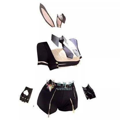 New Sexy Rabbit Search Officer Adult Women Cosplay Costume PoliceWomen Uniform Bunny Girl Stage Perfermance Fancy Suit NightClub