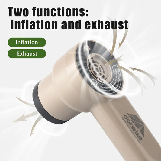DOTWISE Electric Air Pump Brushless Motor Wireless inflator Air Compressor High Flow,For Small Air Mattres Kayak Paddle