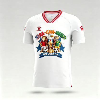 KELME USA-Mexico-Canada World Cup Summer Men's Short-Sleeve T-Shirt – A Best-Selling Collaborative Design
