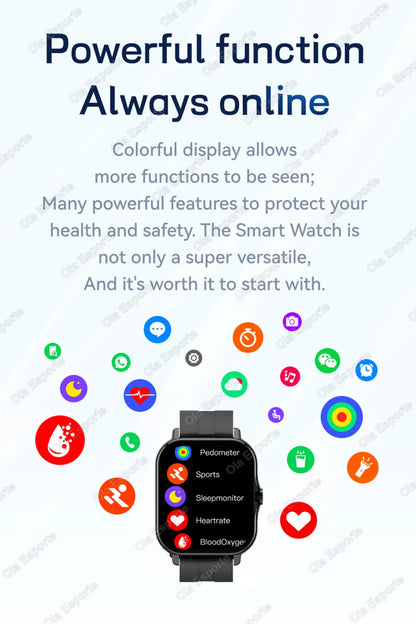 Outdoor Sports Smart Watch Wireless Calling Information Reminder Wallpaper Change Men's and Women's Waterproof Smartwatch 2025