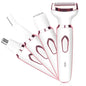 Women Hair Razor,4 In 1, Rechargeable, Face, Leg, Armpi,Bikini, Pubic.