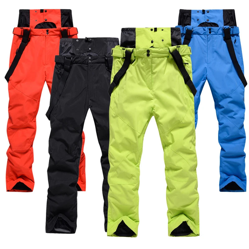 Ski Suit Men And Women Super Warm Thicken Waterproof Windproof Winter Snow Suits Skiing And Snowboarding Jackets + Pants Brands