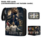 2026 World Cup Football Star Ronaldo Messi Mbappé 400/900pcs Album Book Folder Card Slots Collections Zipper Card Binder Holder