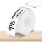P15 Label Paper Roll White Adhesive Sticker for Marklife P15 P12 Q30 Q30S Label Printer 15*30mm 15*50mm Transparent Label Tape