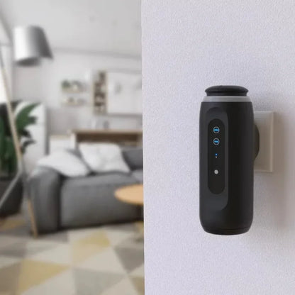 Waterless Essential Oil Diffuser Wall Plug Aroma Oil Diffuser Cool Mist Electric Scent Machine Smart Bluetooth Control For HomeElectric DiffusersGoWisse.com