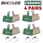 BUCKLOS Ceramic Brake Pads MTB Bike Hydarulic Disc Brake Pad For SHIMANO B01S B05S Mountain Bicycle Disc Brake Pad Cycling Parts