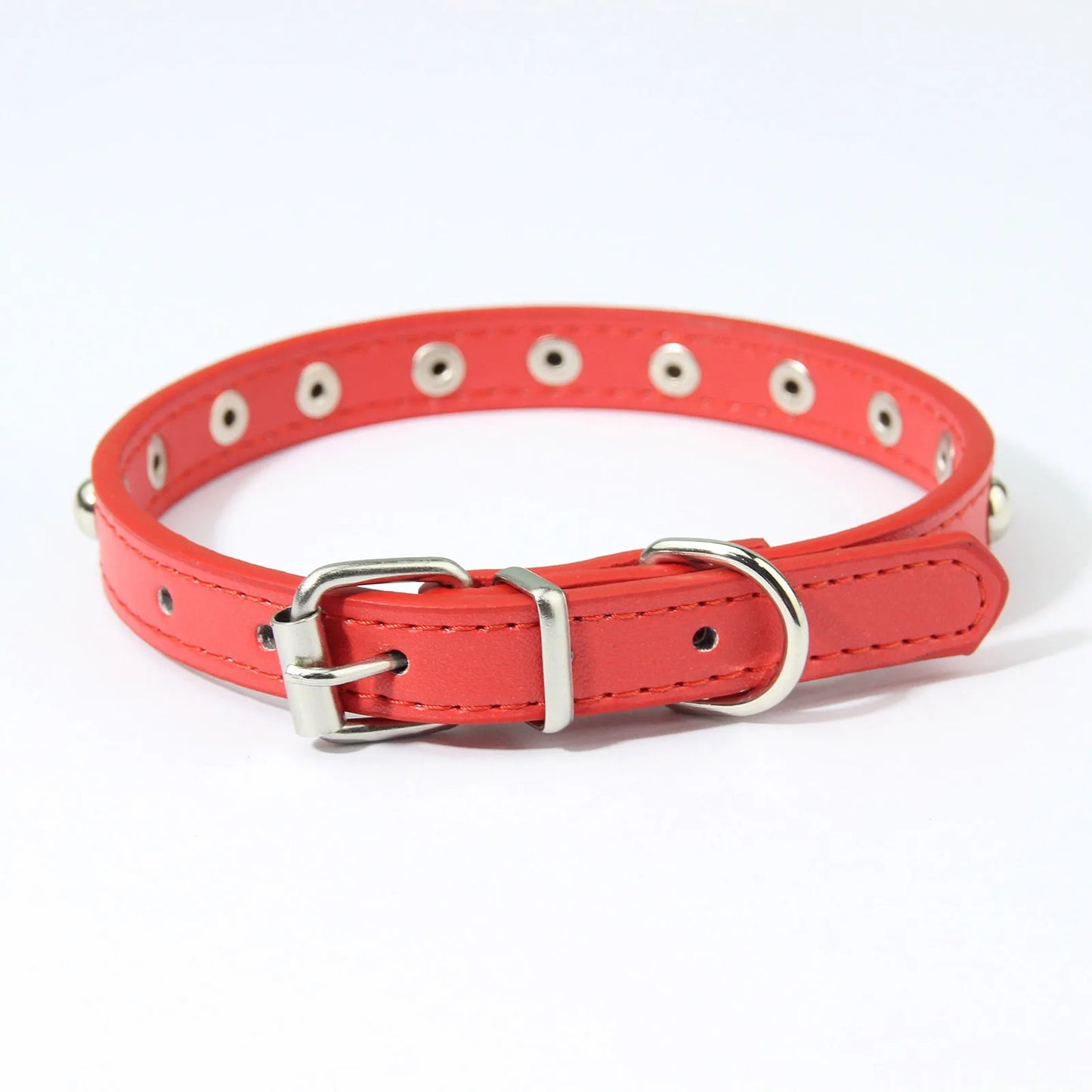 Rivets Anti-Bite Leather Dog Cat Collars Pu For Small Medium Large Dogs Pet Collar Pet Products Kitten Puppy Neck Strap