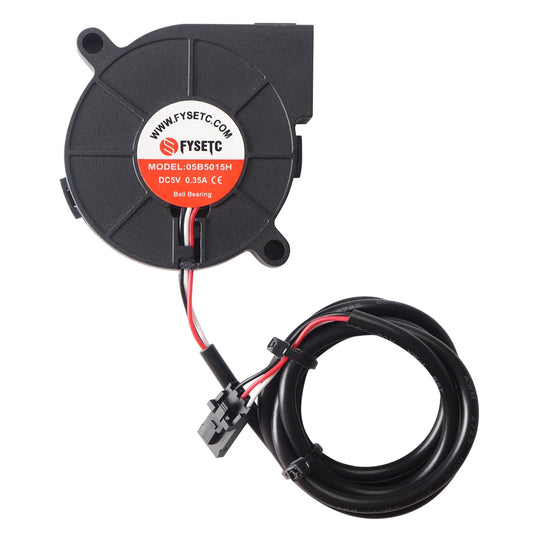 Prusa i3 MK3 MK3S+ DC 5V 5015 50mm Blow Radial Cooling Fan Double Ball Bearing Front Print Fan Cooler Radiator 3D Printer Parts