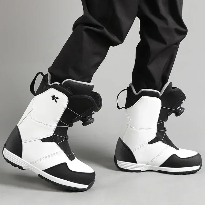2025 Ski Snowboarding Shoes Man Snow Boots Warm Anti Boots Women Wire Buckle Models Fast Wear Skiing Shoes Men Winter Equipment