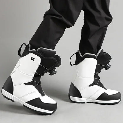 2025 Ski Snowboarding Shoes Man Snow Boots Warm Anti Boots Women Wire Buckle Models Fast Wear Skiing Shoes Men Winter Equipment