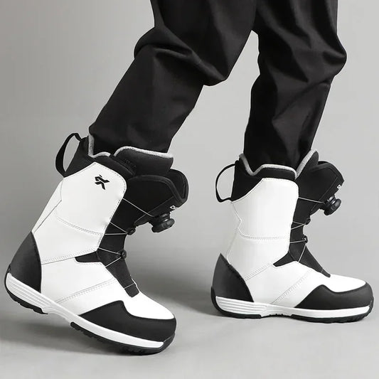 2025 Ski Snowboarding Shoes Man Snow Boots Warm Anti Boots Women Wire Buckle Models Fast Wear Skiing Shoes Men Winter Equipment