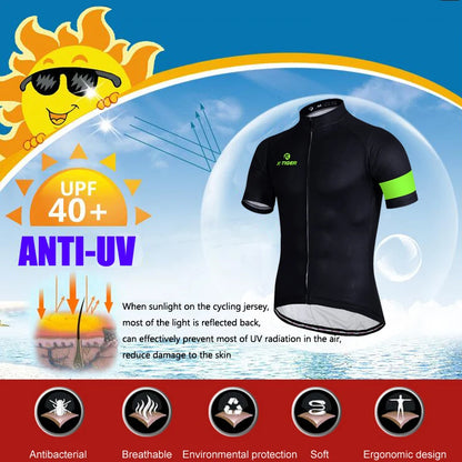 X-TIGER Men Cycling Jersey Breathable MTB Road Bike Coat Short Sleeves Bike Clothing Cycling Jacket Ciclismo Bicycle Shirts