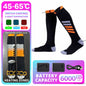 New Heated Socks for Men Women Rechargeable 6000mah Battery Electric Socks Winter Foot Warmer Outdoor Skiing Hunting Fishing