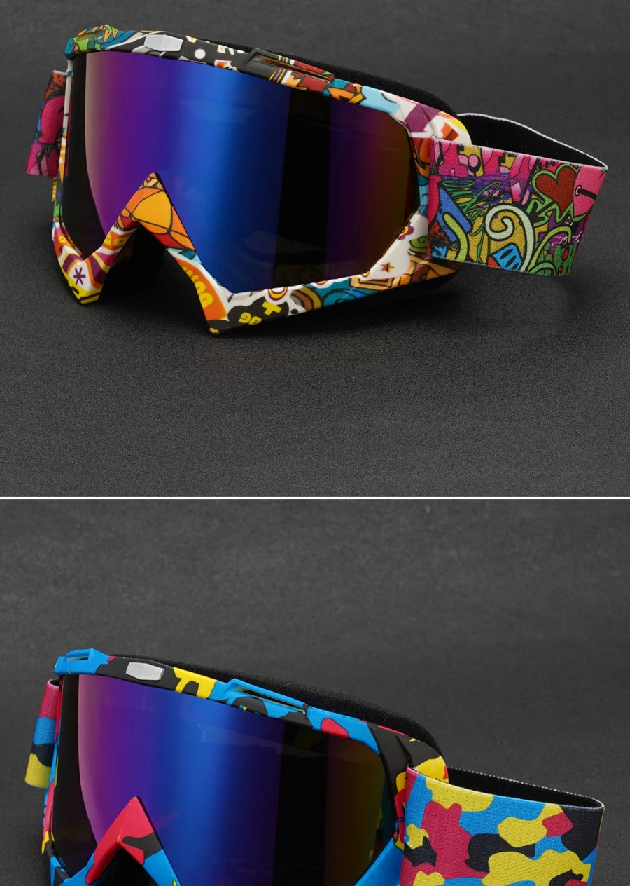 Newest Motocross Glasses Motorcycle Sunglasses Man MTB ATV Mask Windproof Protection Skiing Cycling Racing Off-Road Goggles