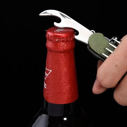 Foldable Camping Utensil Set - Multi-Functional Knife, Fork, Spoon Combo for Outdoor Activities and Sports Camping Picnic Travel