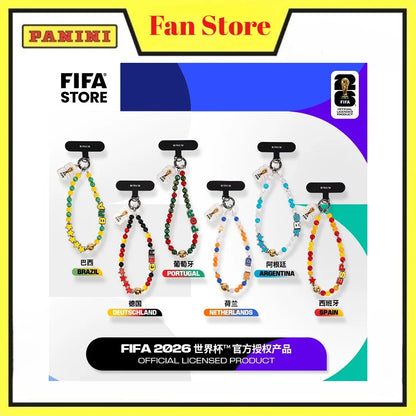 FIFA FIFA 2026 World Cup National Team Mobile Phone Lanyard Decoration Anti-lost Mobile Phone Case Gasket Anti-drop Lanyard