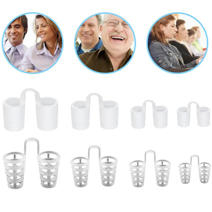 Anti Snoring Anti Snore Nose Clip Silicone Snoring Solution Device Snore Stopper Sleeping Aid Nasal Dilators Health Care