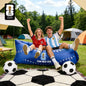 FIFA World Cup 2026 Inflatable Sun Lounger, Air Sofa Hammock Inflatable Couch for Camping Backyard Lakeside Balloon