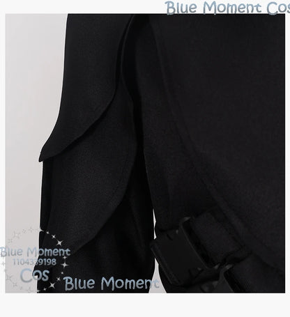 The Ghost Face Game Dead by Daylight Cosplay Disfraz mujer Black Costume Gothic Man Suit Full Set Halloween Carnival Customized