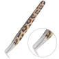 Leopard Eyelash Tweezers Stainless Steel High Quality Lash Tweezer For Lashes Extension Anti-Static 3D Accurate Clip Makeup Tool