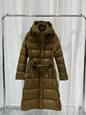 Fashionable Autumn Winter New 2025 Winter Women Thick White Duck Down Jacket Female Long Hooded Puffer Coat Ladies Outerwear