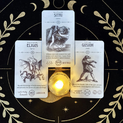 NEW Occult Tarot Cards Set A 78 Deck Oracle Card Family Party Playing Cards Board Solomonic Ancient Magickal Grimoires