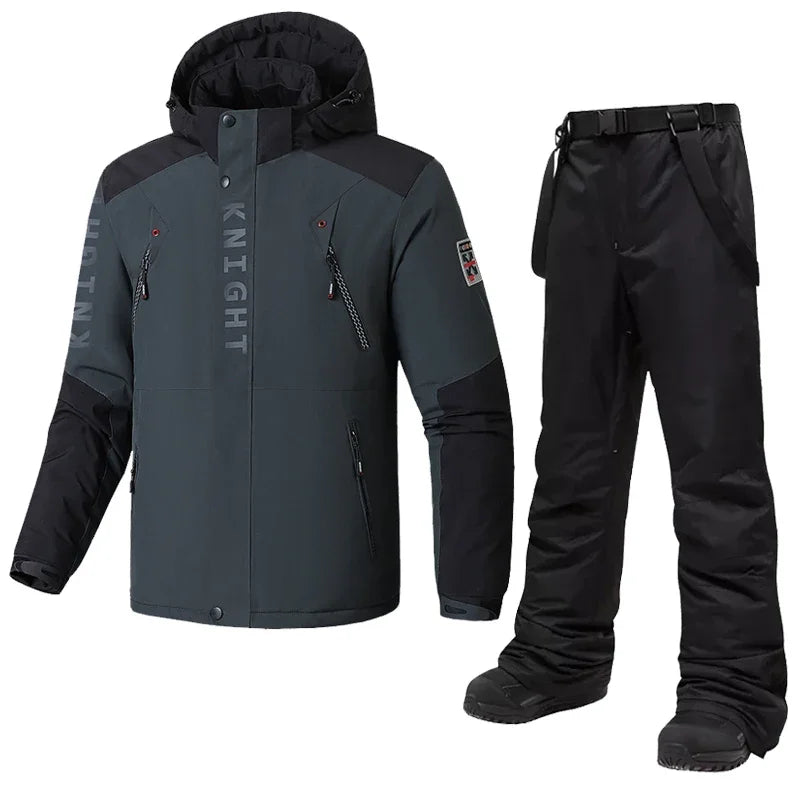 Fleece Ski Jackets and Pants, Good Quality L-8XL Windproof WaterProof.