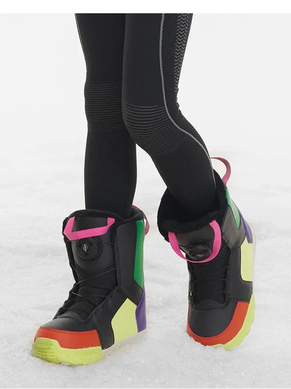 Skiing Women Snow Boot Footwear Snowboard Boots Ski Boots Men Warm Waterproof 2025 Outdoor Thermal Snowboard Shoes Ski Equipment