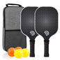 Pickleball Paddles Set-Graphite Glass Fiber Usapa Approved Lightweight Racquets Set Indoor and Outdoor Exercise For All Ages