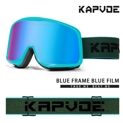 KAPVOE Sale OTG Photochromic Ski Snowboard Goggles Women Men Outdoor Sports Skiing Eyewear UV 400 Winter Snow Protection Glasses