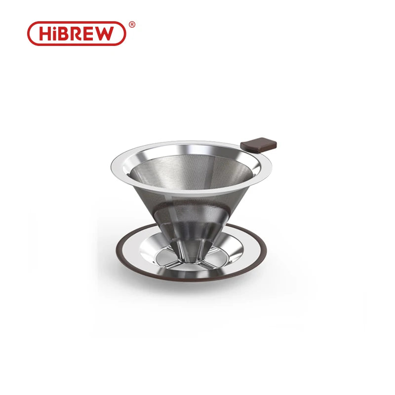 HiBREW Pour Over Coffee Kettles Manual Coffee Grinder Coffee Maker 8 pcs Set