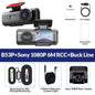 Dash Cam 4K UHD Recording Car Camera DVR Night Vision Video Recorder Built-In Wi-Fi Support GPS 24H Parking