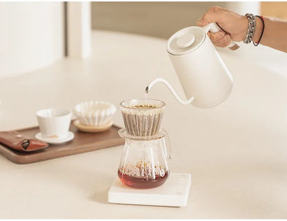 Timemore Fish Smart Electric Pour Over Kettle 600ml 220v Fine Mouth Temperature Control Customize Hand Brew Coffee Pot