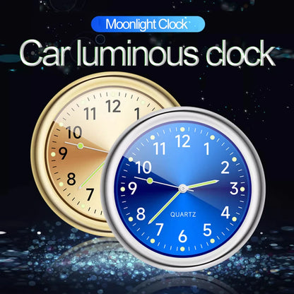 40Mm Luminous Car Clock Waterproof Mini Electronic Clock Quartz Watch Bicycle Motorcycle Watch Auto Dashboard Clock In Car