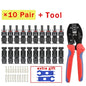 200/100/40/20/10 Pcs Photovoltaic Solar Connectors - 1000V 30A, 2.5/4/6mm² for PV/MC Cable, Panel Connectors Kit