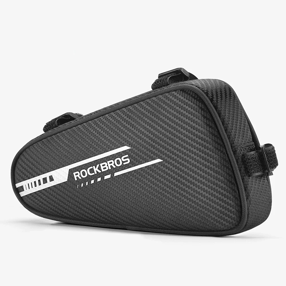 ROCKBROS Bike Saddle Bag MTB Road Cycling Reflective Twill Top Tube Triangle Bag Bicycle Handlebar Pouch Frame Front Tube Bag