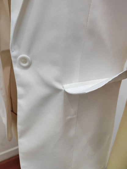 2023 Autumn New Style Sleeveless Solid Color Suit Collar Loose Cardigan Women's Wear