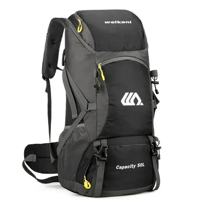 50L Travel Backpack Camping Bag For Men Large Hiking Bag Tourist Rucksack Waterproof Outdoor Sports Climbing Mountaineering Bag