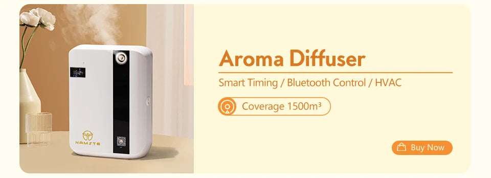 NAMSTE Smart Aroma Diffuser Hotels professional Fragrance Diffuser 1000m³ Large Room Aroma Machine With Fan Bluetooth ControlGoWisse.com