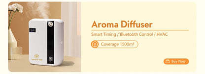 NAMSTE Smart Aroma Diffuser Hotels professional Fragrance Diffuser 1000m³ Large Room Aroma Machine With Fan Bluetooth ControlGoWisse.com