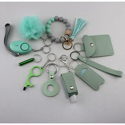 Self Defense Keychain for Women - Personal Safety Alarm with LED Light & Emergency Whistle | Protective Security Accessories