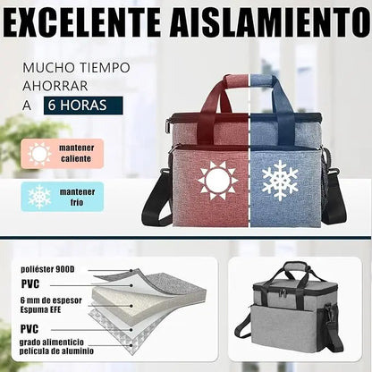 Outdoor Picnic Bags Large Capacity Leakproof Lunch Cooler Bags for Women Men Outdoor Travel Picnic Thermal Insulation Bag Box