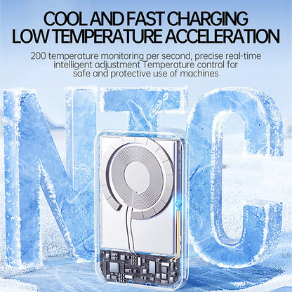 Brand New20w 10000mah Thin Wireless Power Bank Magnetic Portable Fast Charging External Battery For Magsafe For Iphone 15 14 13